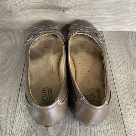 Cliffs by White Mountain Women Size 7.5M Slip-On Brown C17294Z Harriet Shoes - Picture 5 of 12